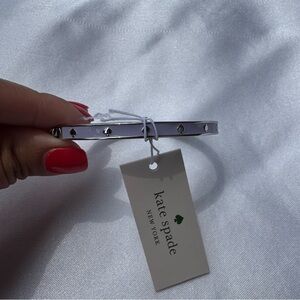 Kate Spade Silver Bangle & Earring set